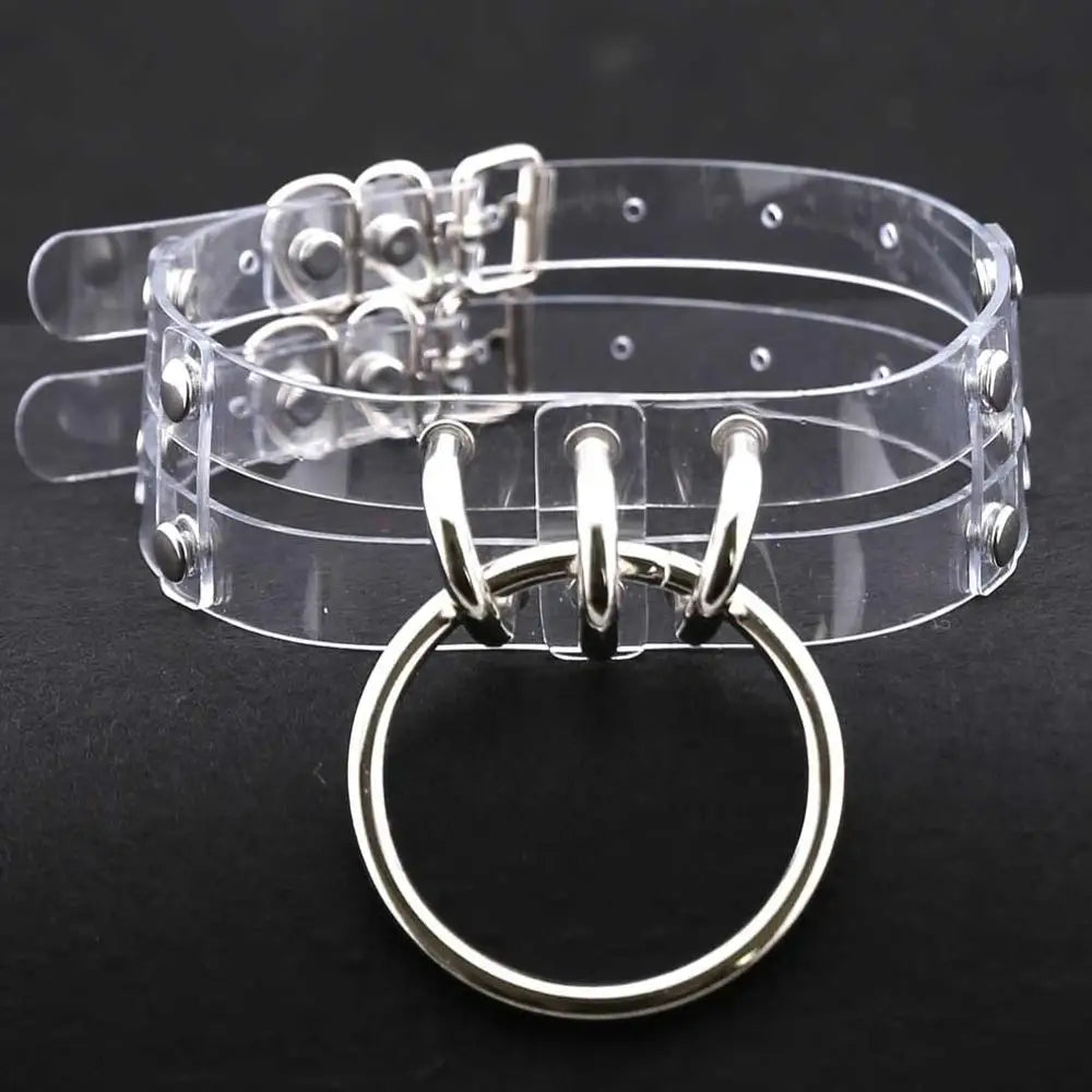 Big Transparent Choker Collar