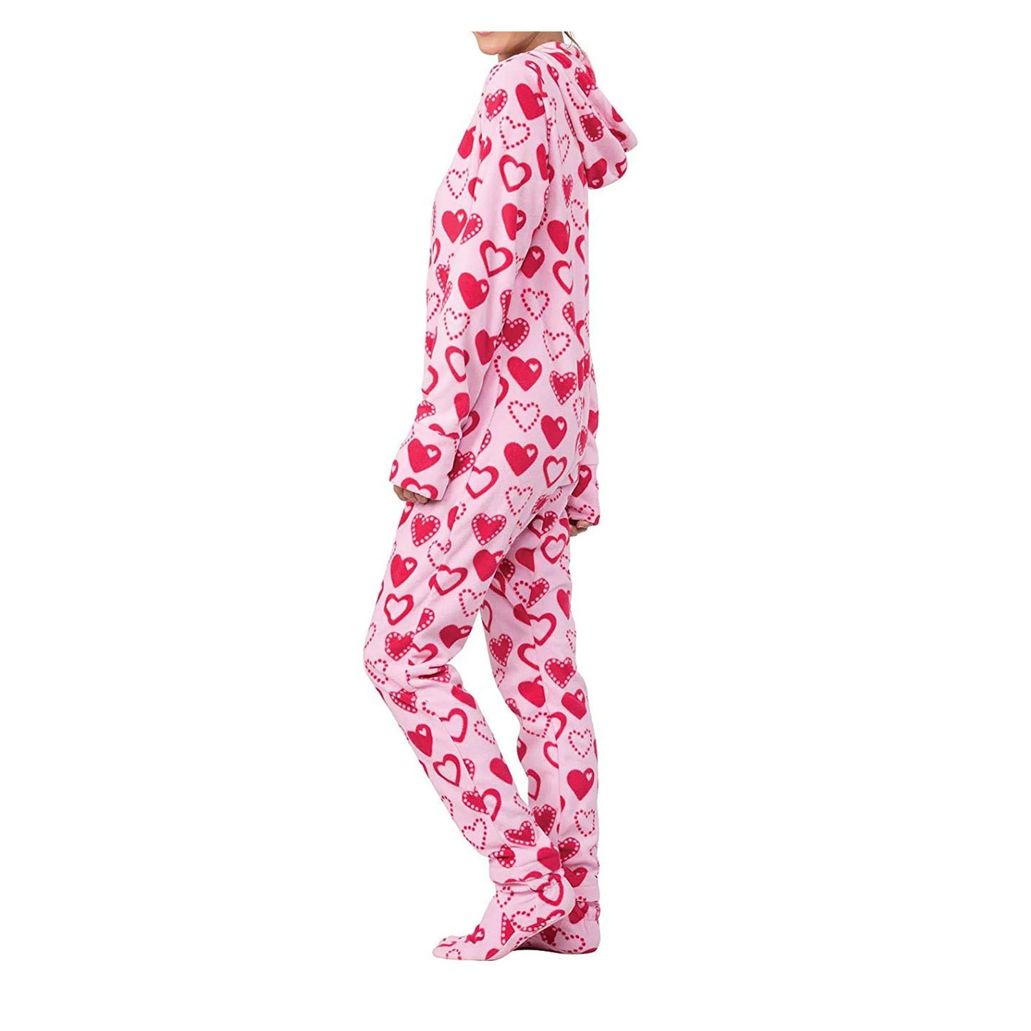Fleece Printed Footed Onesie