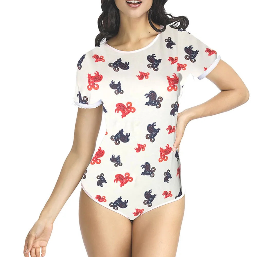 Assorted Printed Snap Rompers