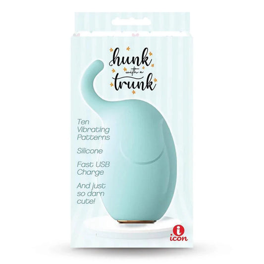 Buzzy Buddy, Hunk With A Trunk - Aqua USB Rechargeable Stimulator