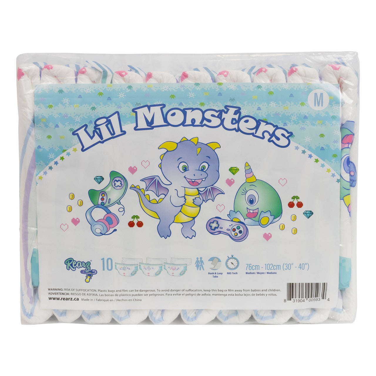Rearz Lil Monster Nappies