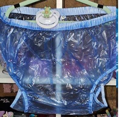 Light Blue Size XL Plastic Nappy Cover