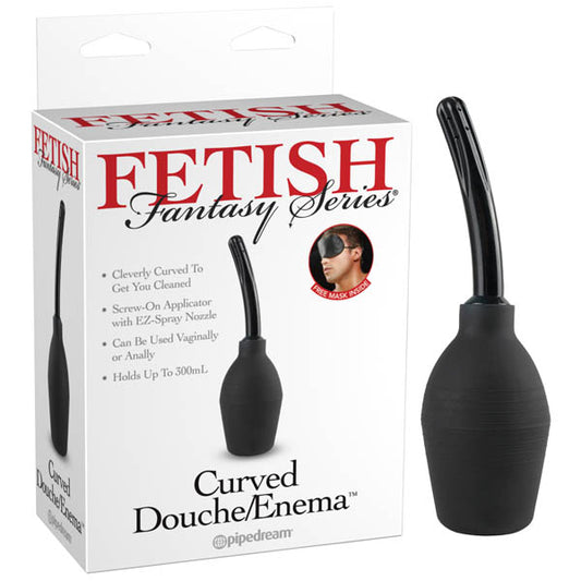 Fetish Fantasy - Black Curved Douche/Enema