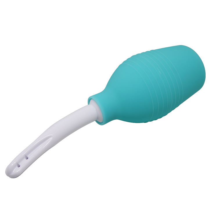 MR PLAY Anal Douche - Aqua/White Unisex Douche - 310 ml Capacity