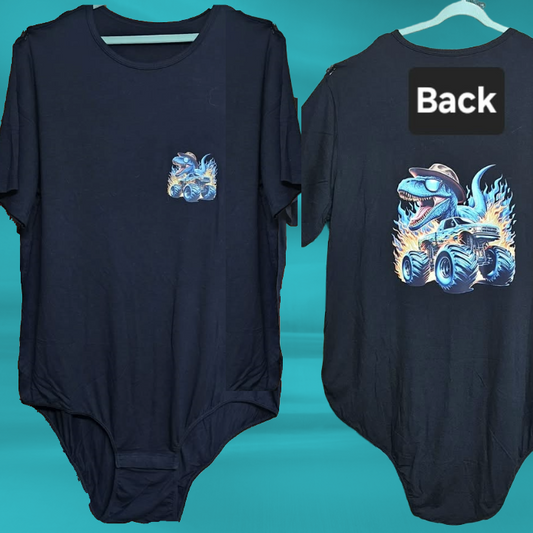 Short Sleeve Black Men's Romper