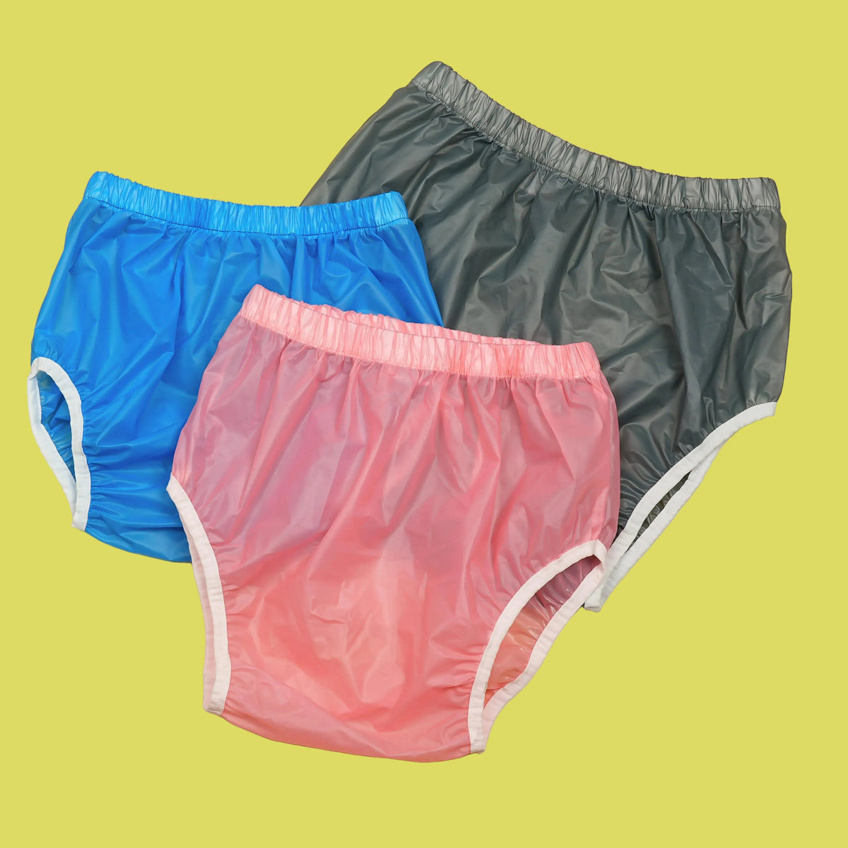Water Resistant Reusable Diaper Cover Adult Incontinence Plastic Pants Leakproof Underpant Special Need Underwear Briefs