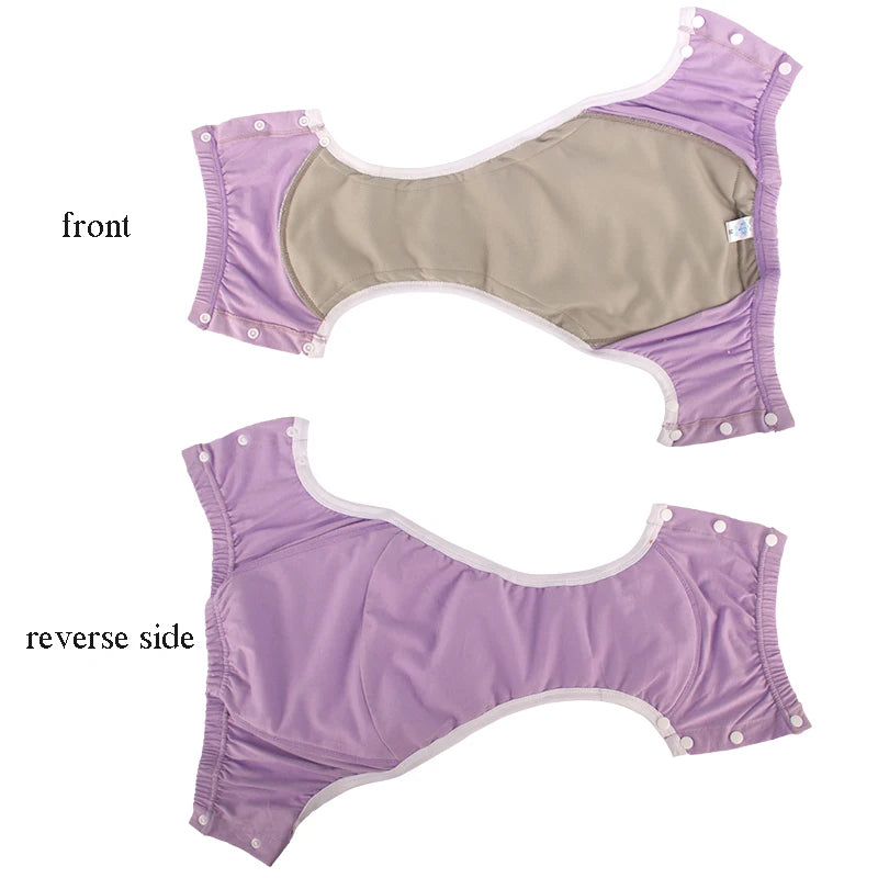 1 Pc Washable Reusable Adult Incontinence Pants - Large Size Cloth Diapers for Patients, Elderly Men & Women | Comfortable