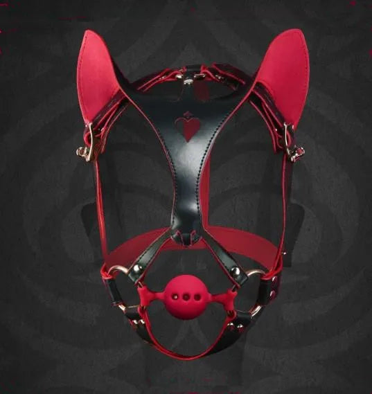 BDSM Puppy Play K9 Bondage Kit Fox Mask Role-Playing Mask