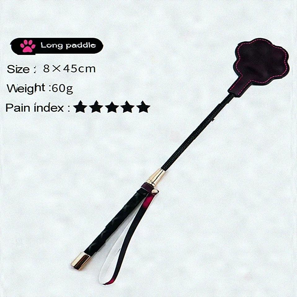 Body Heat Sensitive Colour Changing Leather Spanking Paddles