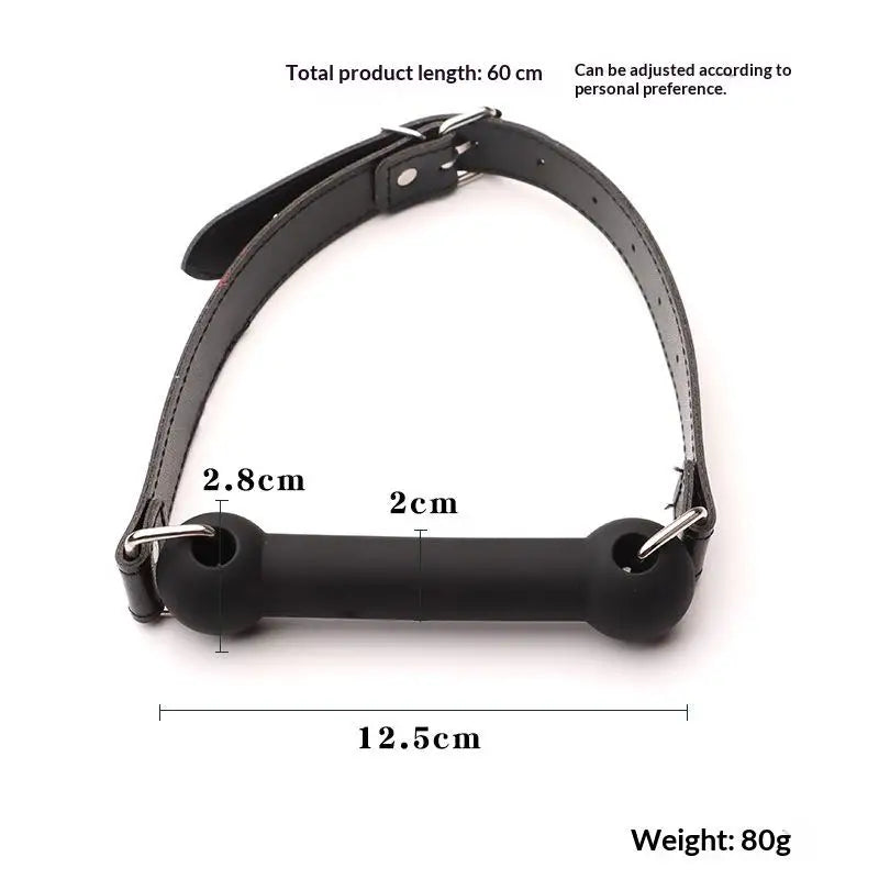 Silicone Mouth Bone Gag, Puppy Pet Play Toys Role Play