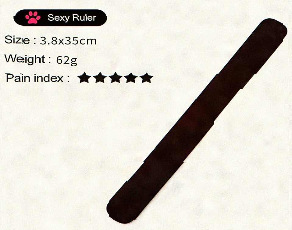 Body Heat Sensitive Colour Changing Leather Spanking Paddles