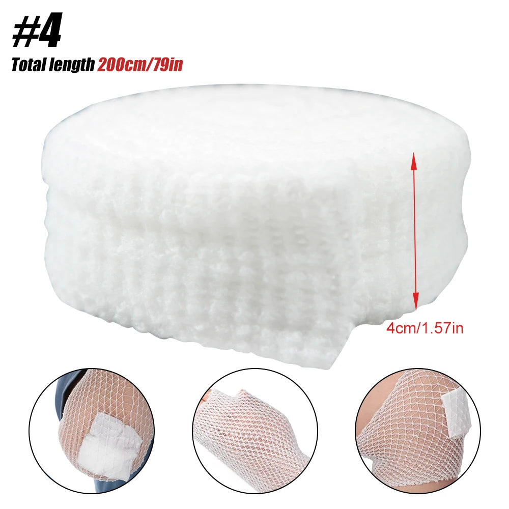 1 Roll Net Tubular Bandages Elastic Mesh Wound Dressing Tubing
