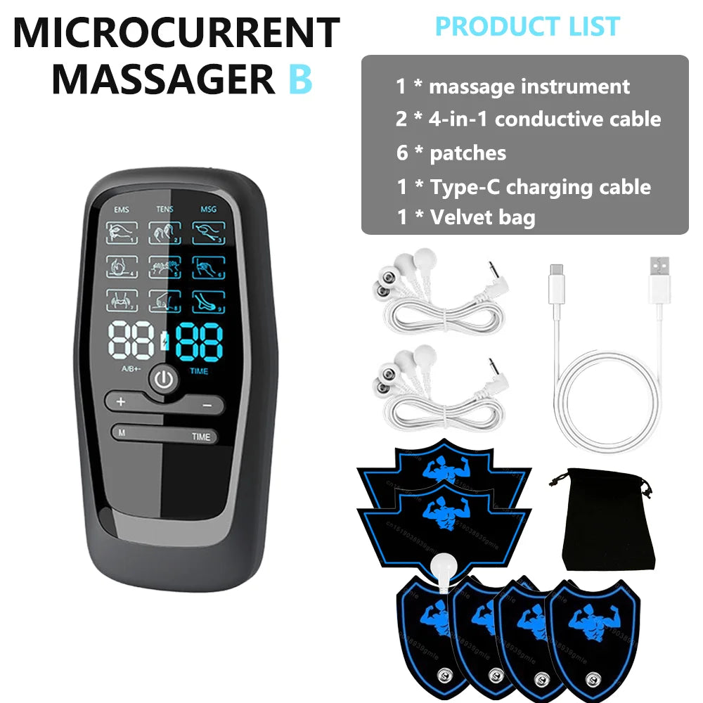 Ems Eletric Muscle Stimulator Therapy High-Frequency Tens Muscle Stimulator