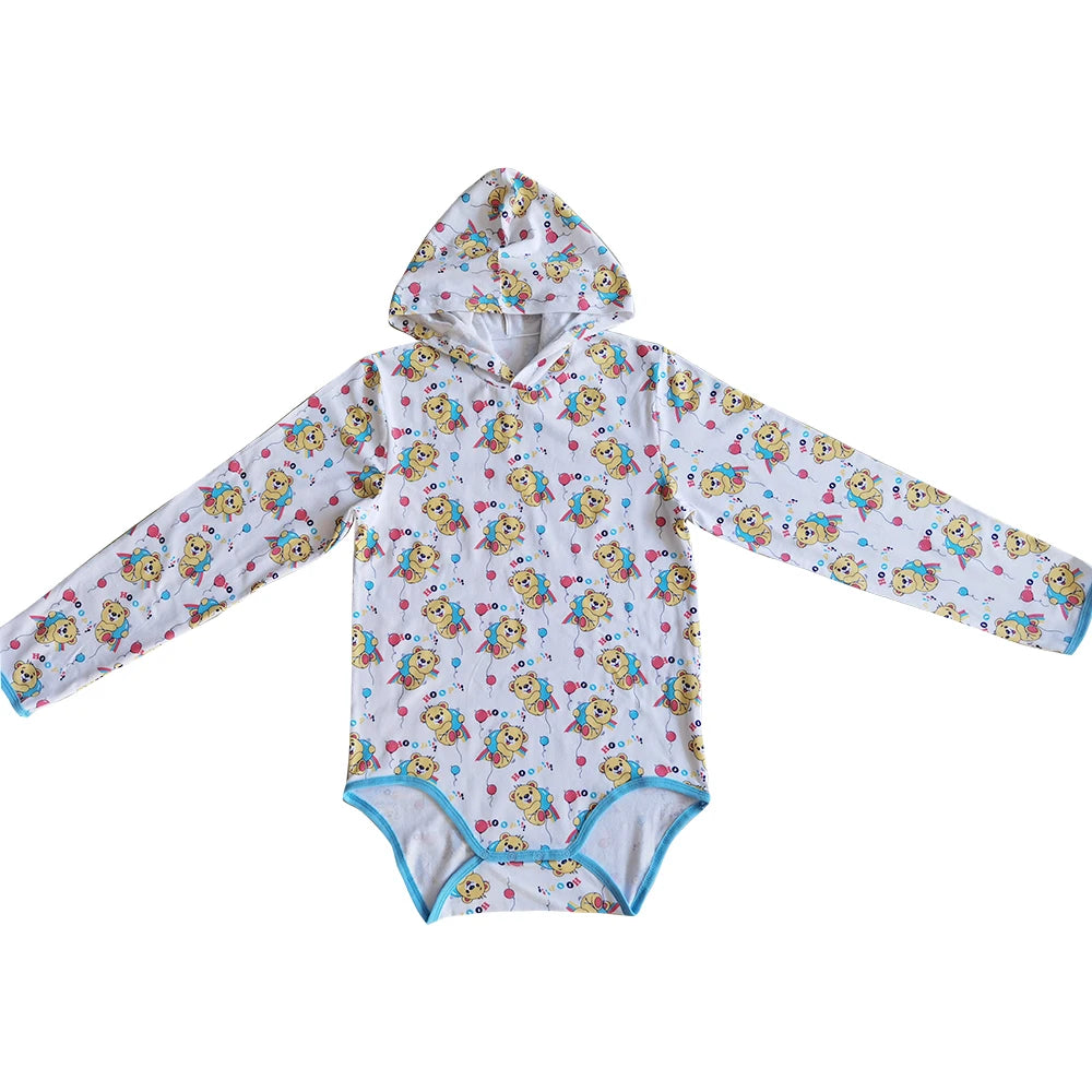 ABDL Adult Hoodie Onesie Romper Little Bear