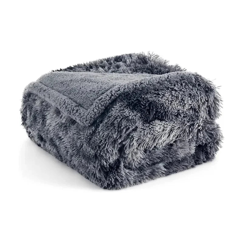 Couples Waterproof Blanket:  Luxe Plush Throw for Bed & Sofa