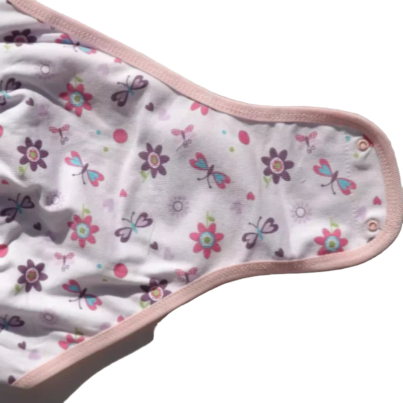 Printed Soft Snap Button Underwear