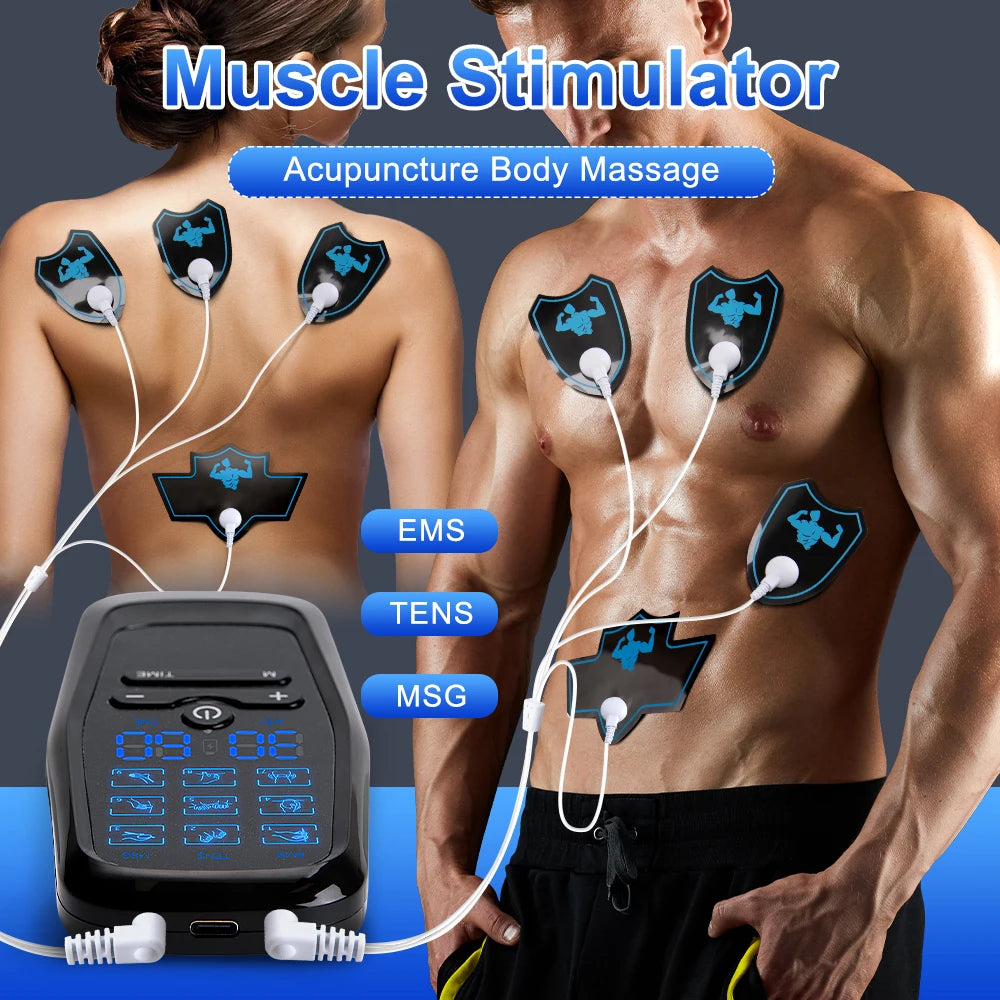 Ems Eletric Muscle Stimulator Therapy High-Frequency Tens Muscle Stimulator