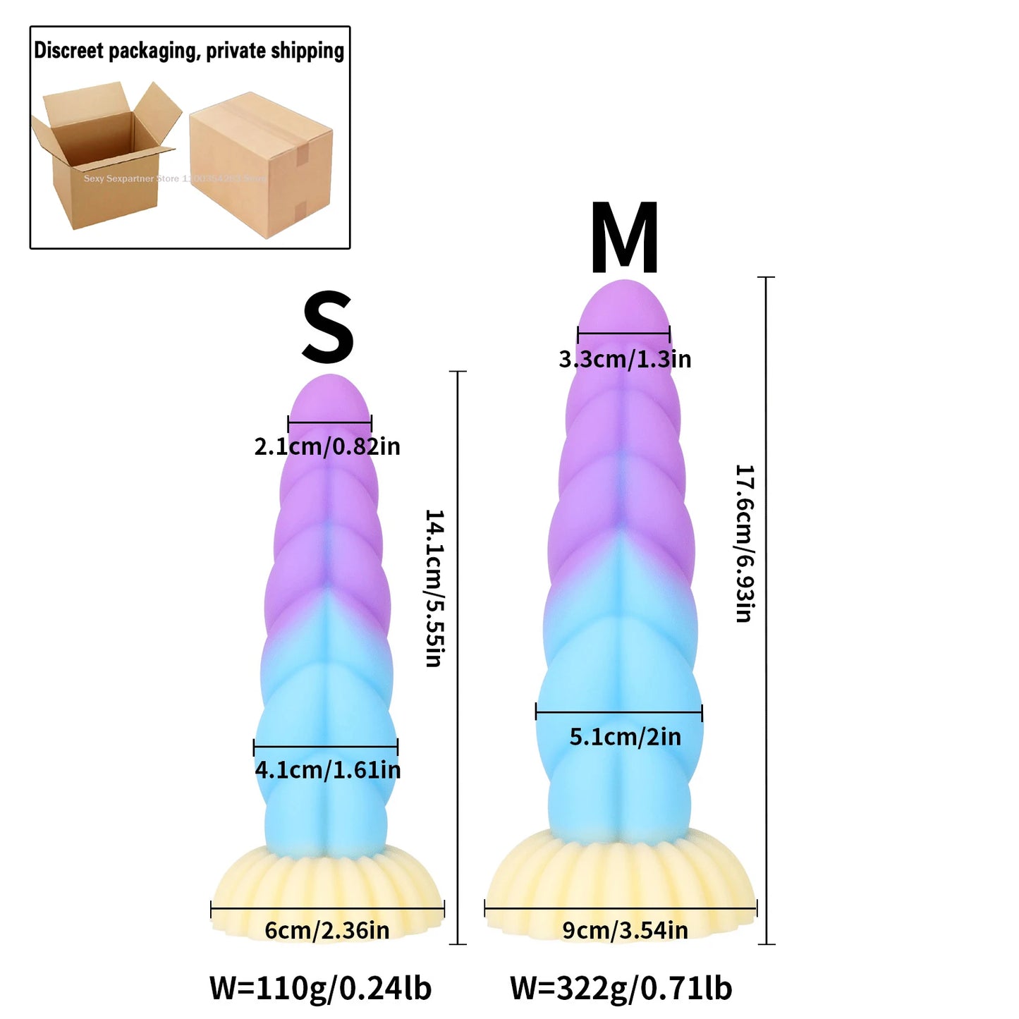 Monster Dildo With Strong Suction Cup Dragon Dildo 18+
