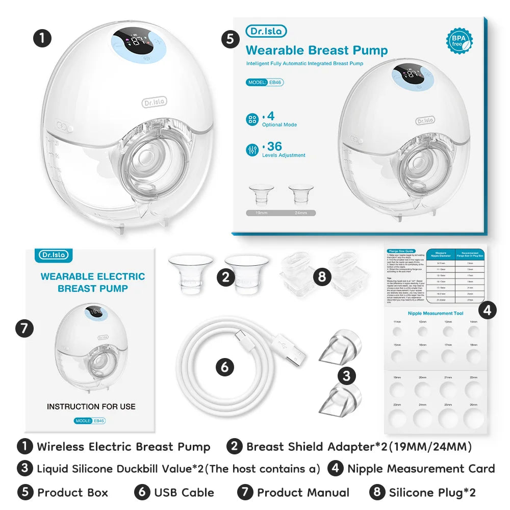 Wearable Breast Pump Hands Free Electric Breast Pumps