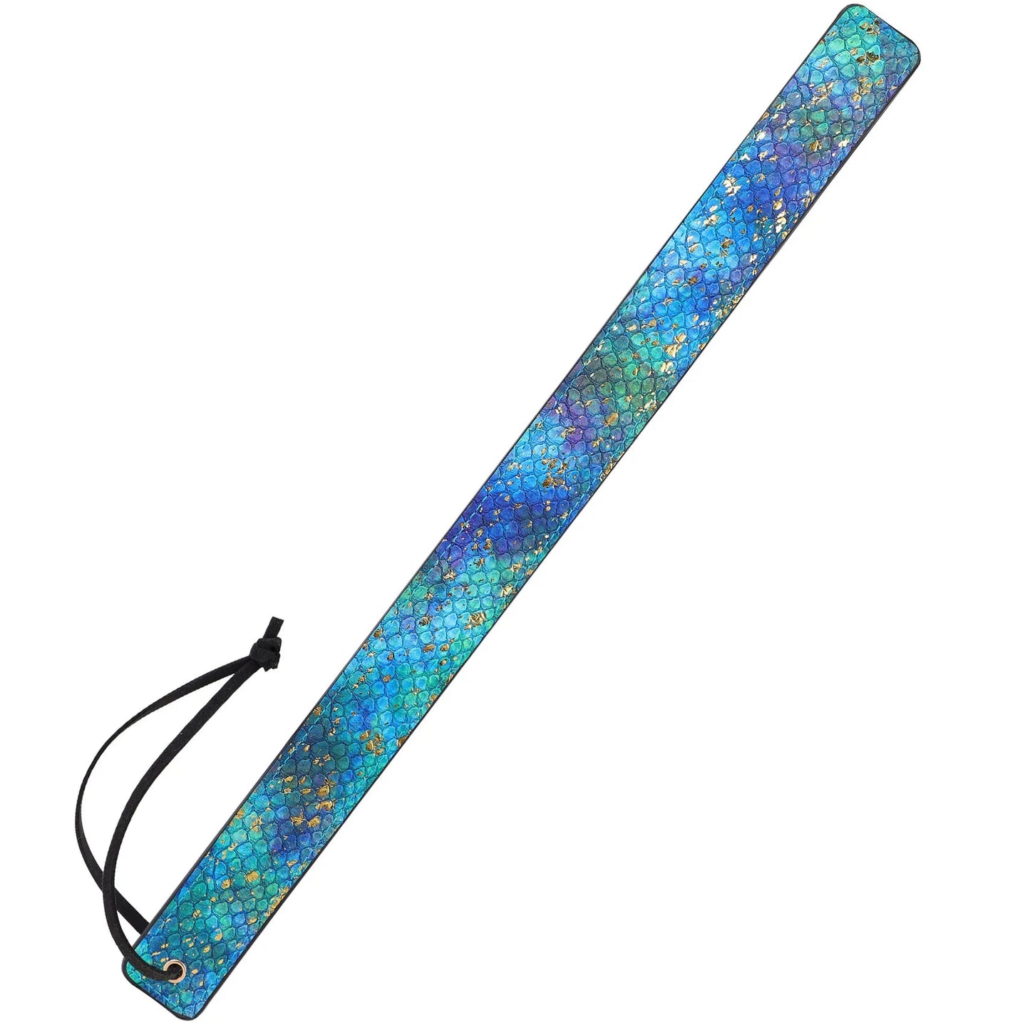 PU Leather Spanking Paddle for Couples, Bondage Paddle with Dragon Scale Pattern