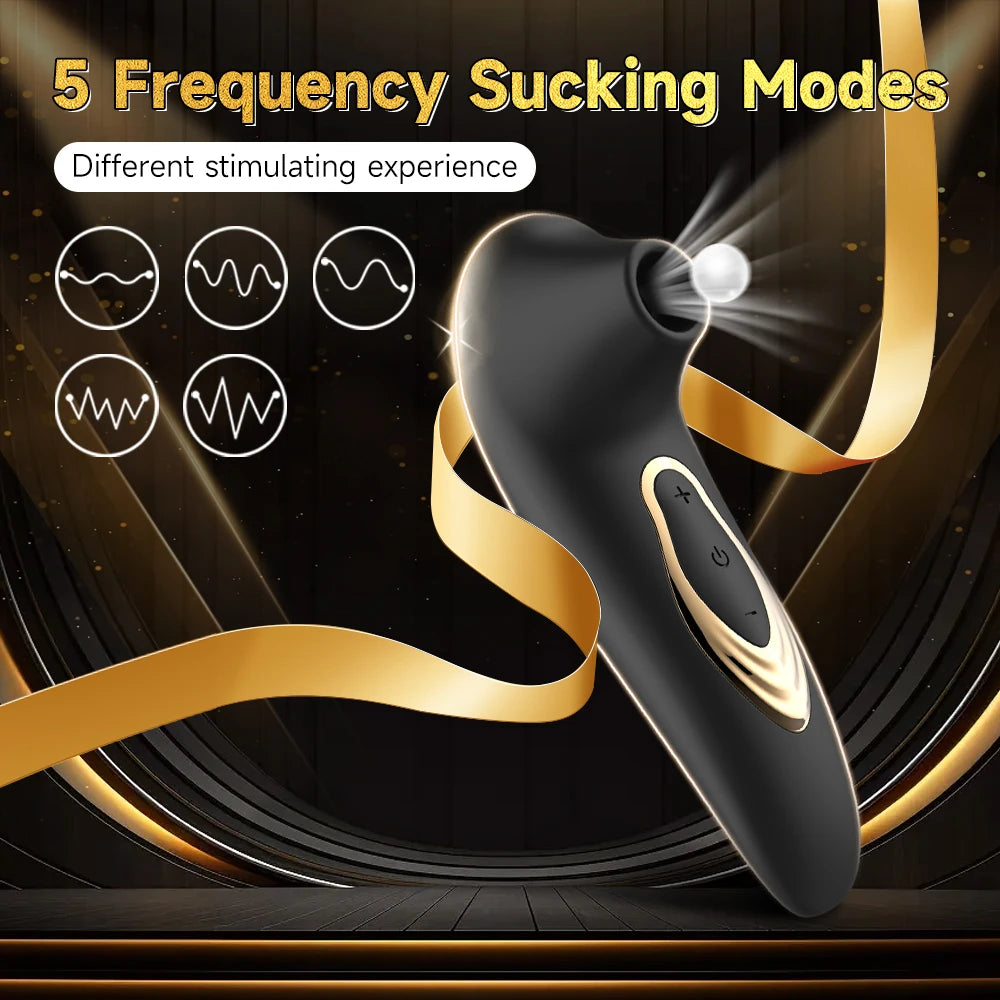 Erotic Female Masturbator/Sucker Vibrator for Nipples, G Spot, Sucking, Sex Toys 18+