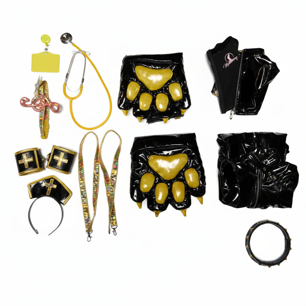 Anime Game Rinin Claw Gloves Cosplay Outfit