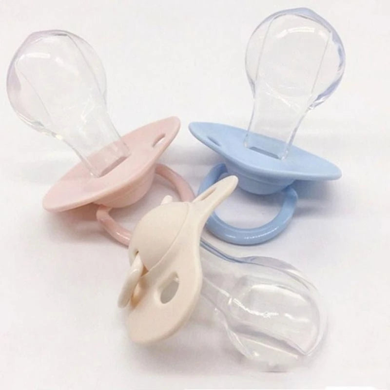 Silicone Adult Soother Pacifier Neutral Color Ergonomic Dummy Pacifier