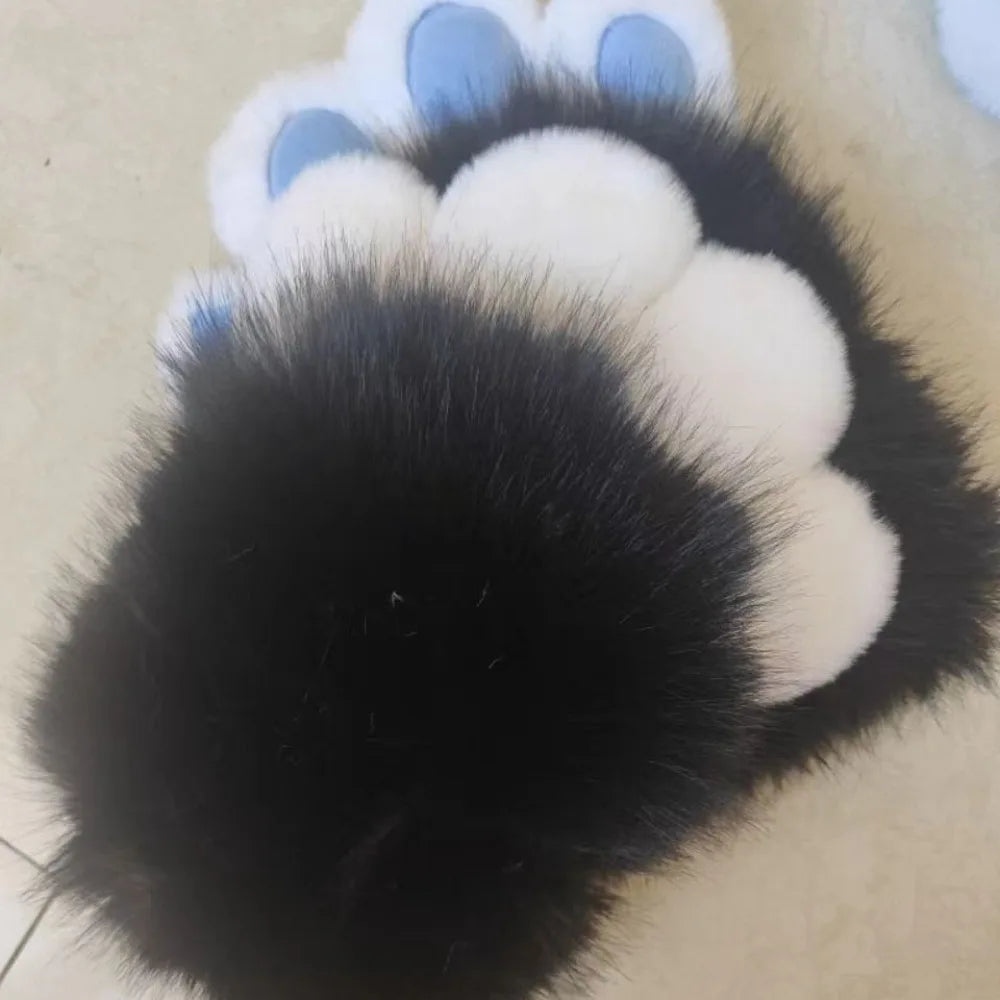 Kigurumi Plush Cat Paw Gloves