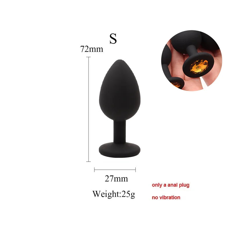 APP/Remote Control Anal Vibrator Wireless Bluetooth Butt Plug Stimulator Male Prostate Massager