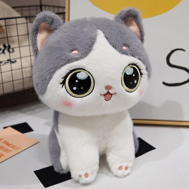 2 Sizes of Cuddly Cat Plush Toys the Healing Series of Cats Brings Warmth and Peace