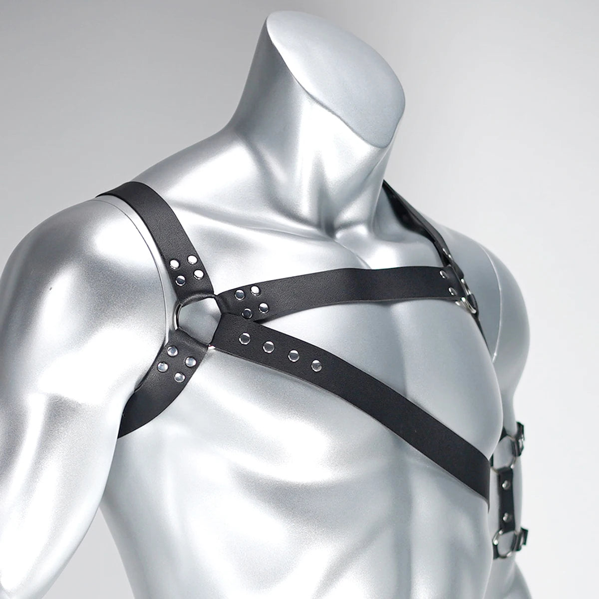 Men's Leather Chest Harness PU Leather