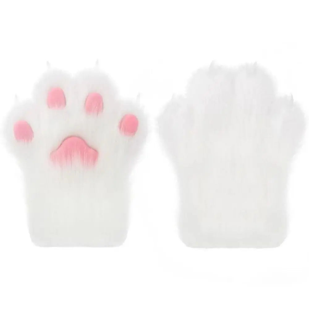 Kigurumi Plush Cat Paw Gloves