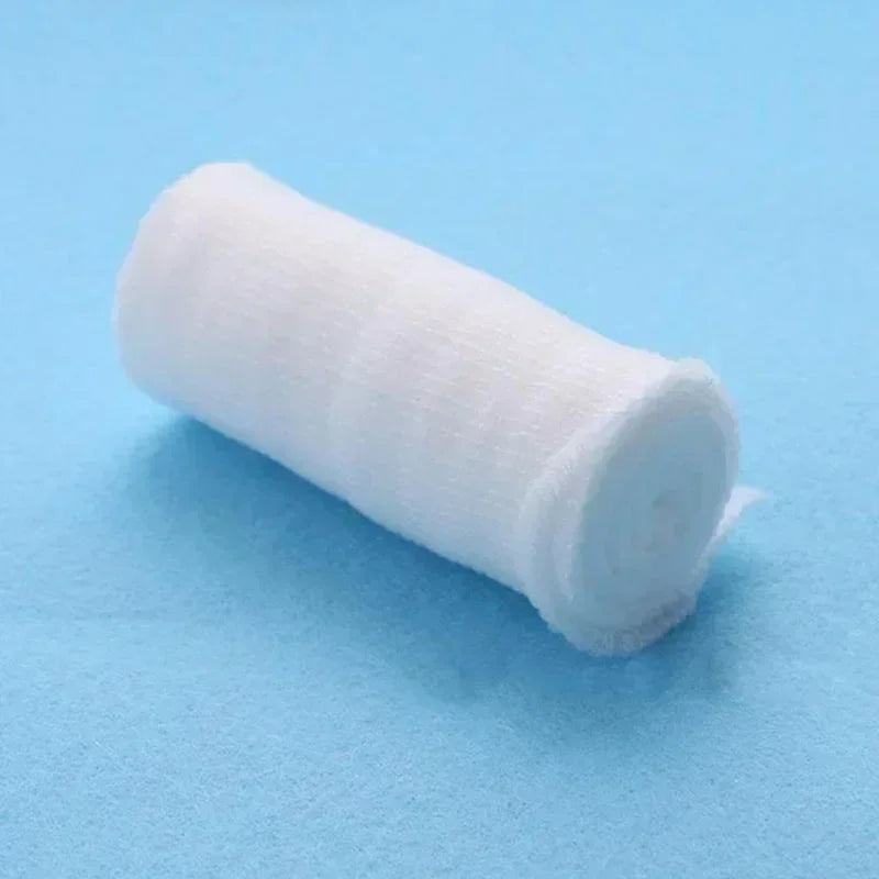 5 Rolls PBT Elastic Bandages Outdoor Emergency First Aid Bandages Breathable Mesh