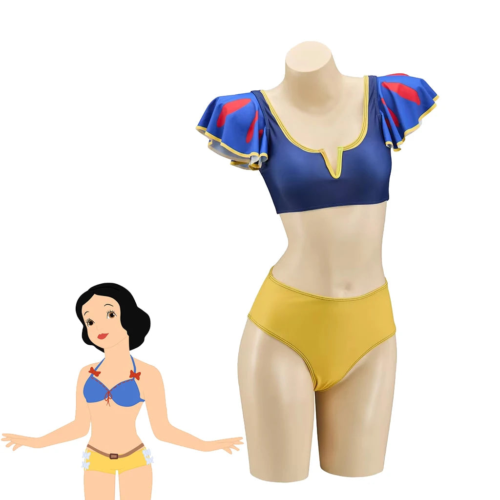 New Princess Costume Swimsuit Set Adult Unisex