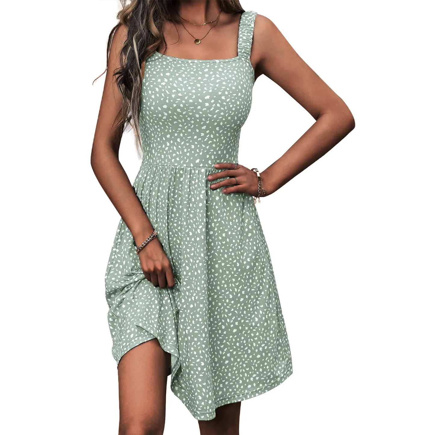 Women's summer dress with pocket