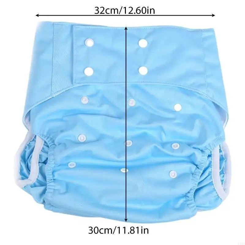 Adult Diaper Cover Washable Incontinence Underwear Waterproofs Underwear Unisex