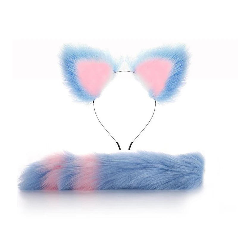 Fluffy Ears & Tail Set