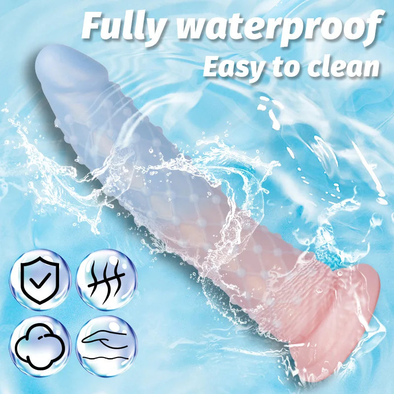 Dildo Anal Plug Ripple Butt Prostate Massager 18+