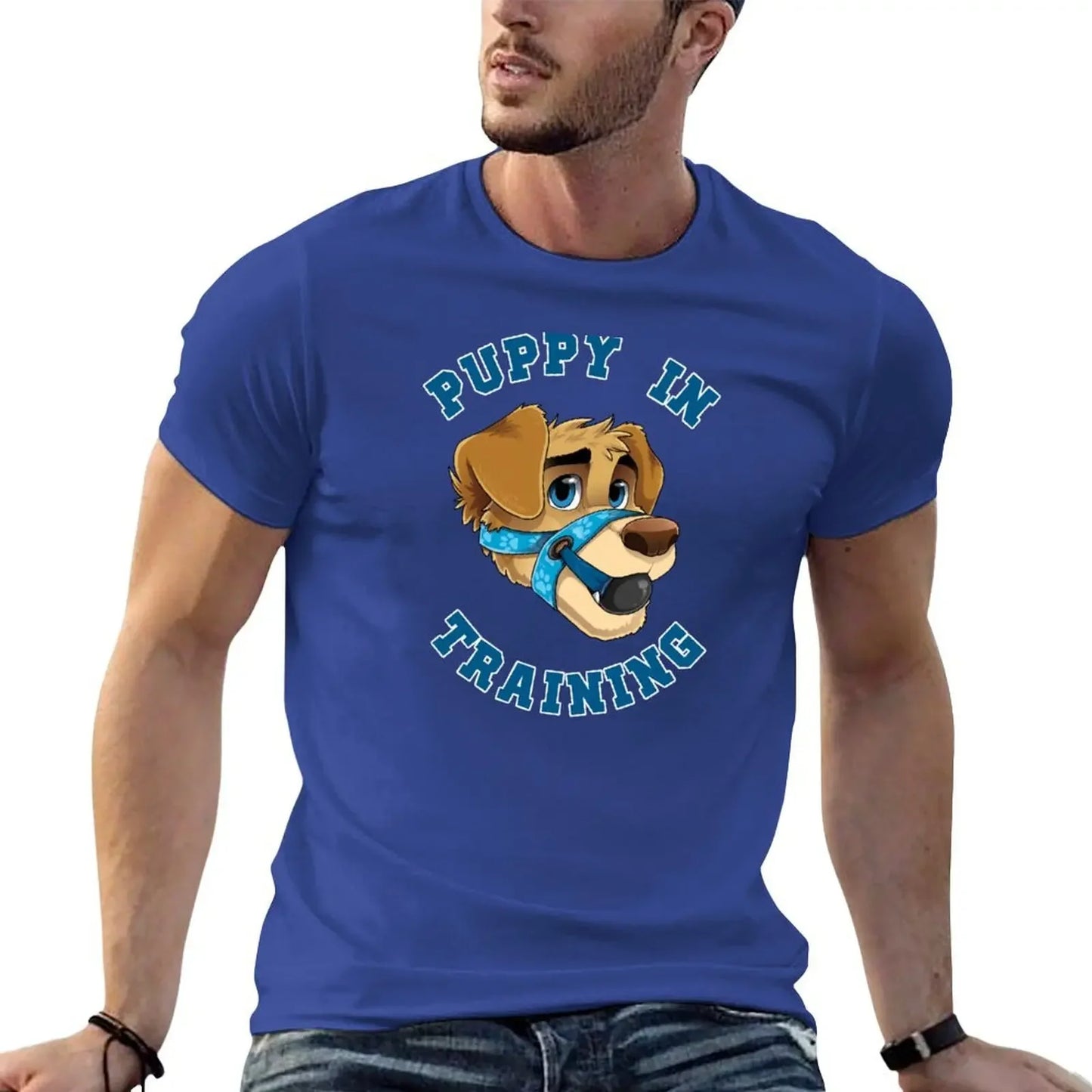 Puppy in Training- Pup Play Kink Design T-shirt up to 6XL
