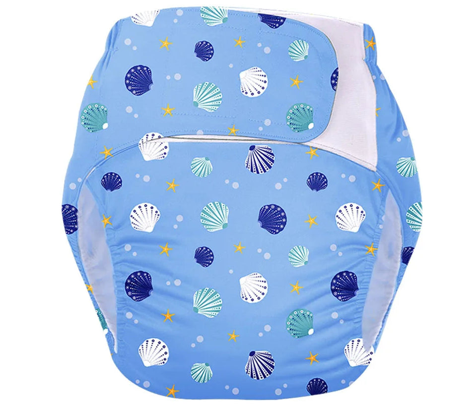 2PCS Adult Cloth Diaper Pants Reusable