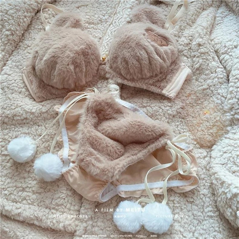 Cute Bear Paradise Plush Lingerie