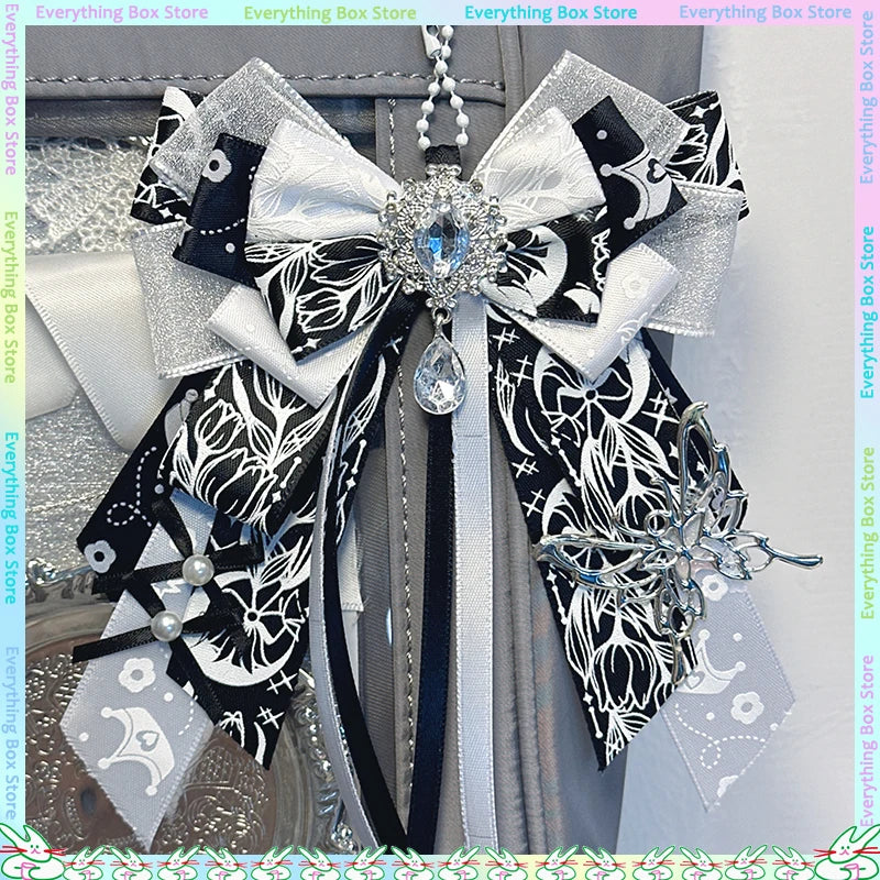 Bow Decoration Anime Pendant DIY Decoration Keychain