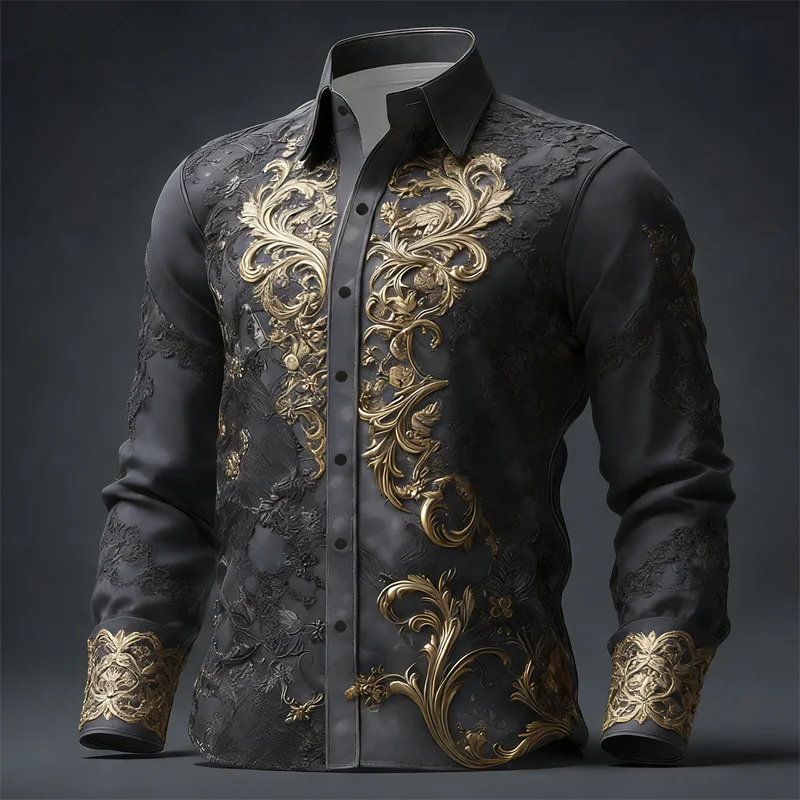 Long sleeved shirt 3D skull print quality