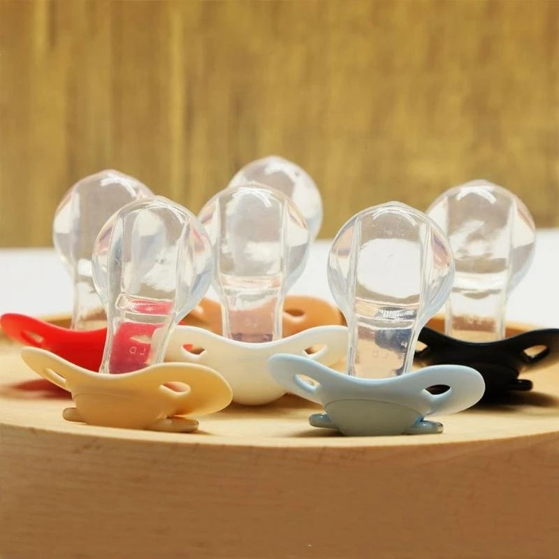Silicone Adult Soother Pacifier Neutral Color Ergonomic Dummy Pacifier