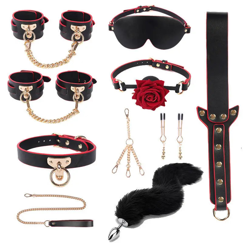 Genuine Leather Bondage BDSM Hand-made Restraint Kits for Couples