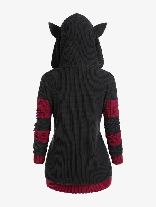 Cute Hooded Cat Ear Jacket