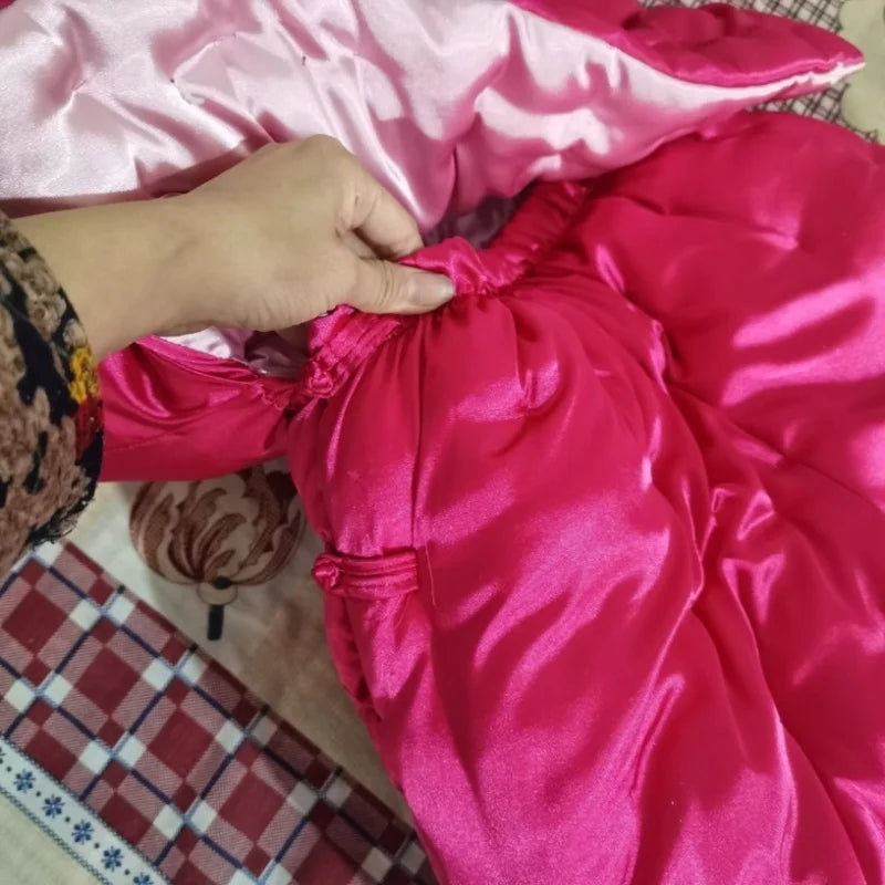 Filled Cotton Puffy Warm ABDL Rompers Handmade