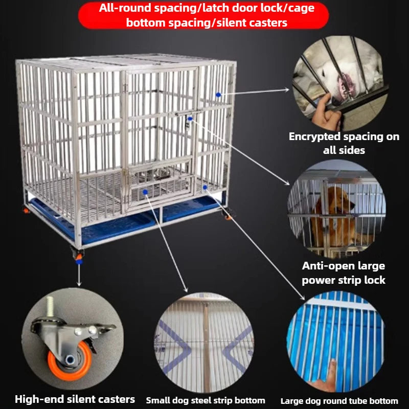 Large Cage Outdoor Stainless Steel Folding Fence with Strong Load-bearing Capacity