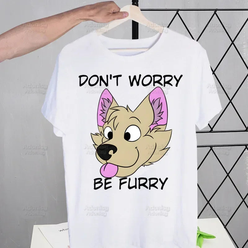 Furry Summer Print Tshirt