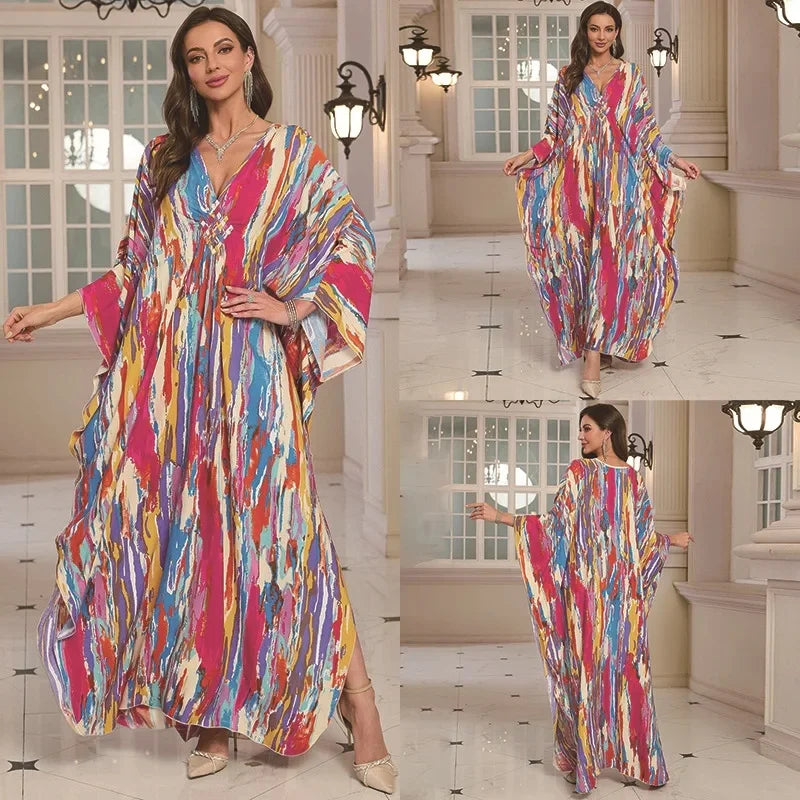 Women's Cotton Beach Dress Loose Long Robe Bikini Cover up
